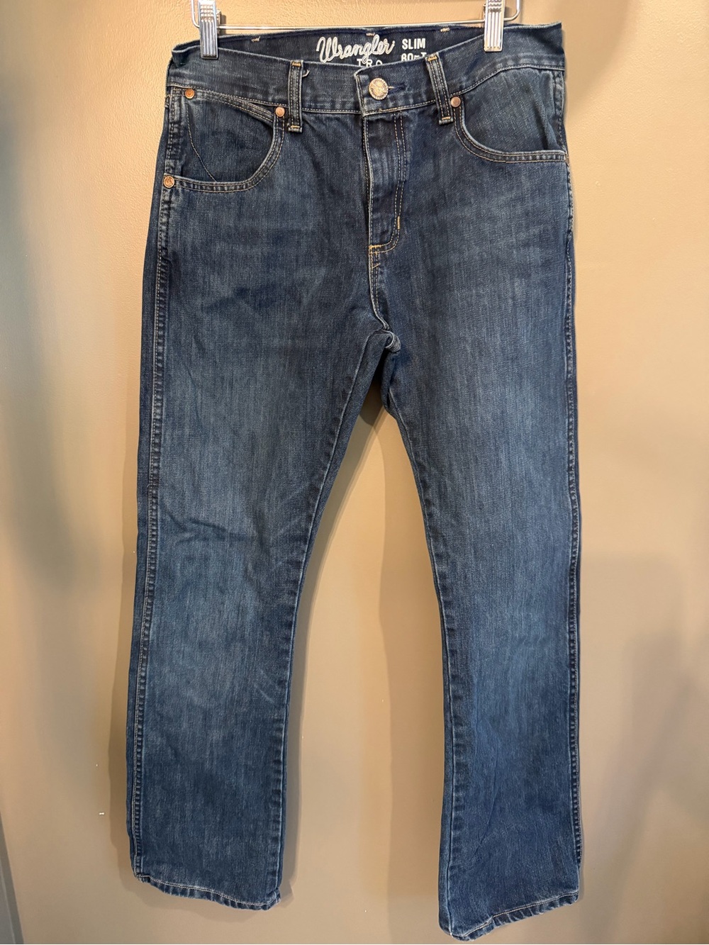 Wrangler retro slim boot mens jeans size 30x32